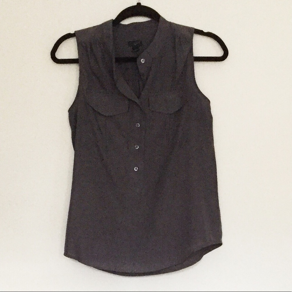 J Crew Sleeveless Blouse
